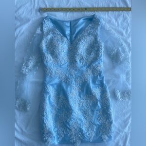JenJenHouse Weddings, Proms, or Special occasions light Sky blue dress.